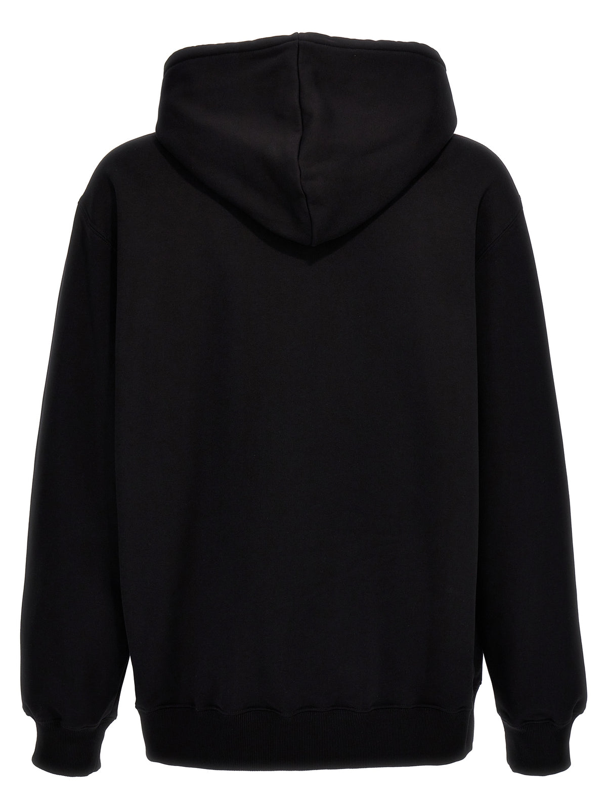 Sweat-shirt noir en coton Lanvin