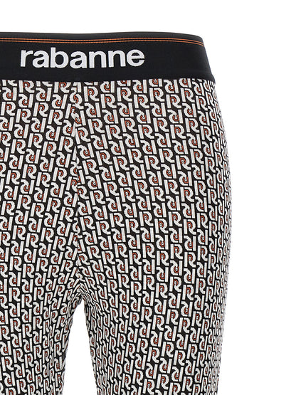Leggings in viscosa multicolore Paco Rabanne