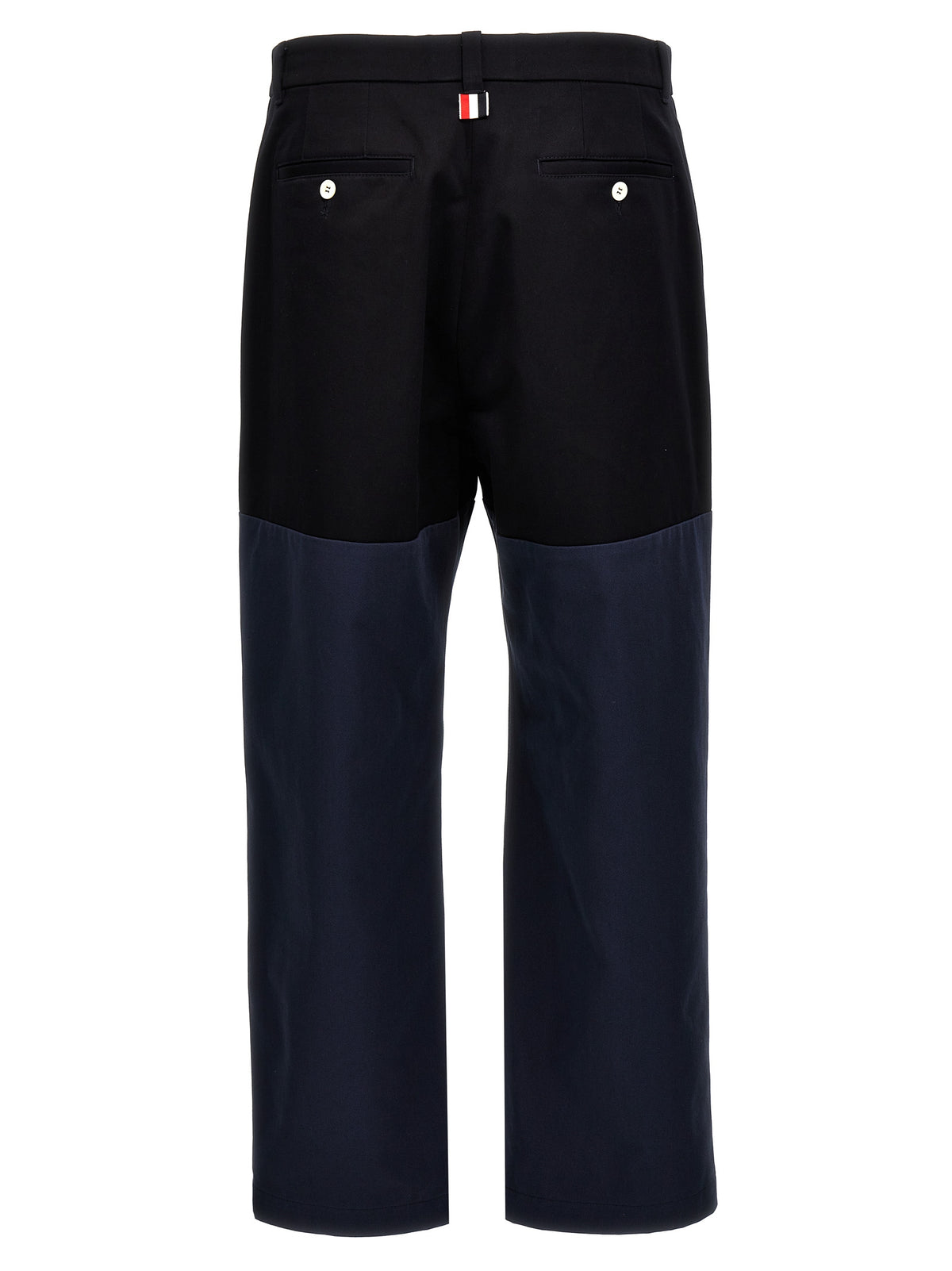 Thom Browne Pantaloni Casual Blu in Cotone