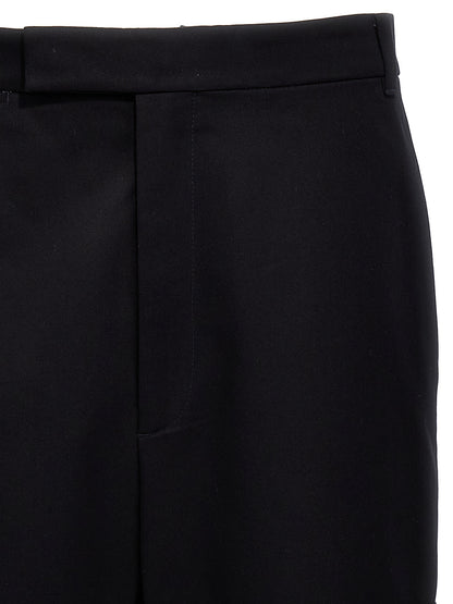 Pantalon décontracté Thom Browne en coton bleu