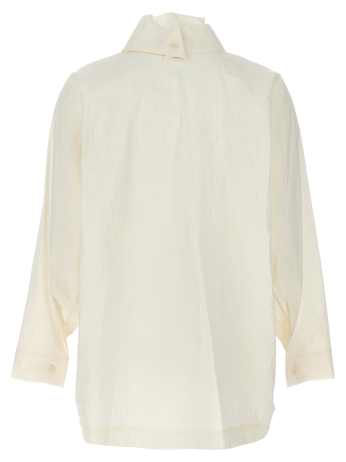 Blouse en fibres blanches Issey Miyake