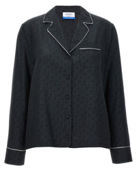 Chemisier en soie noire Off-White