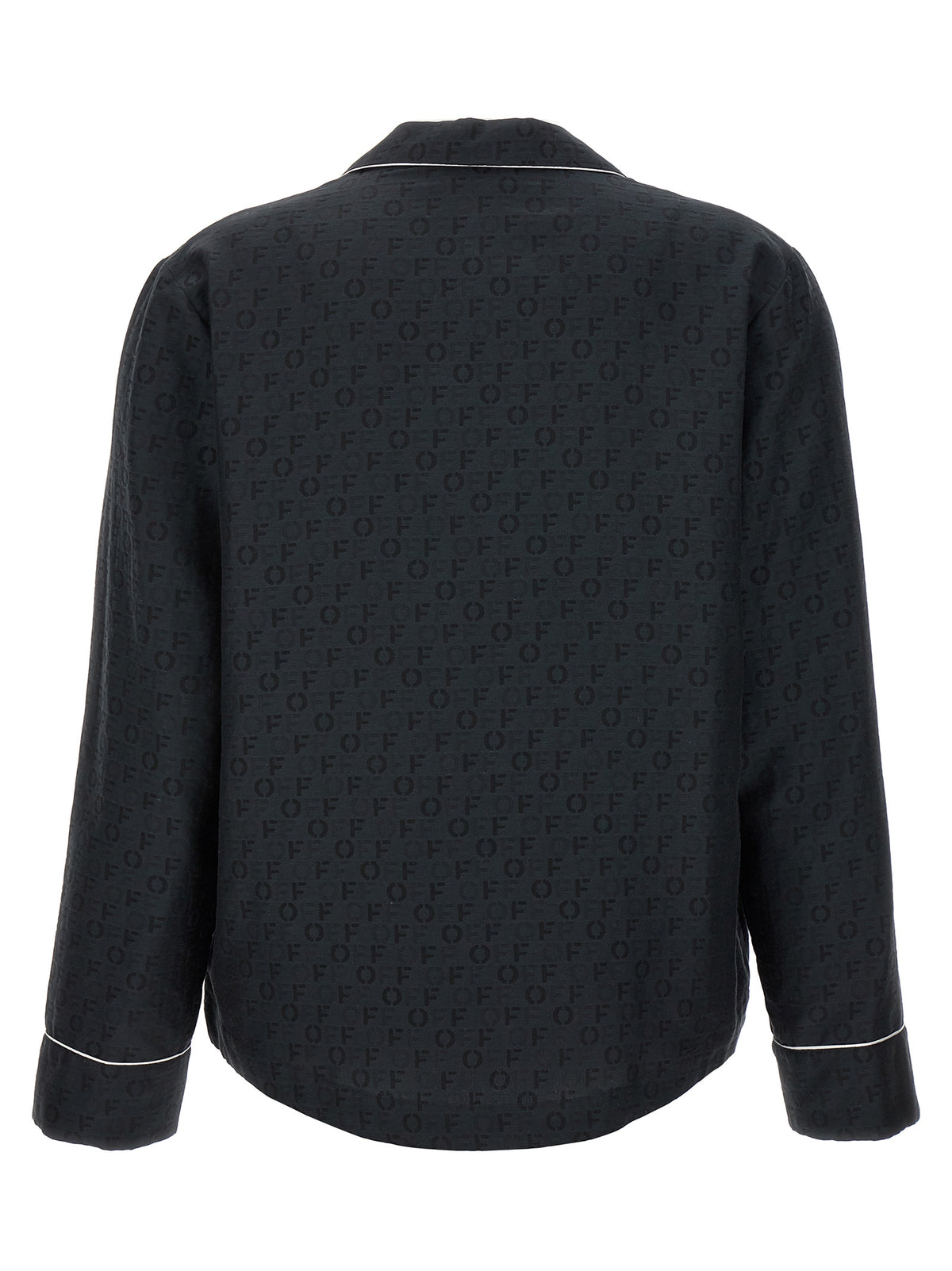 Chemisier en soie noire Off-White