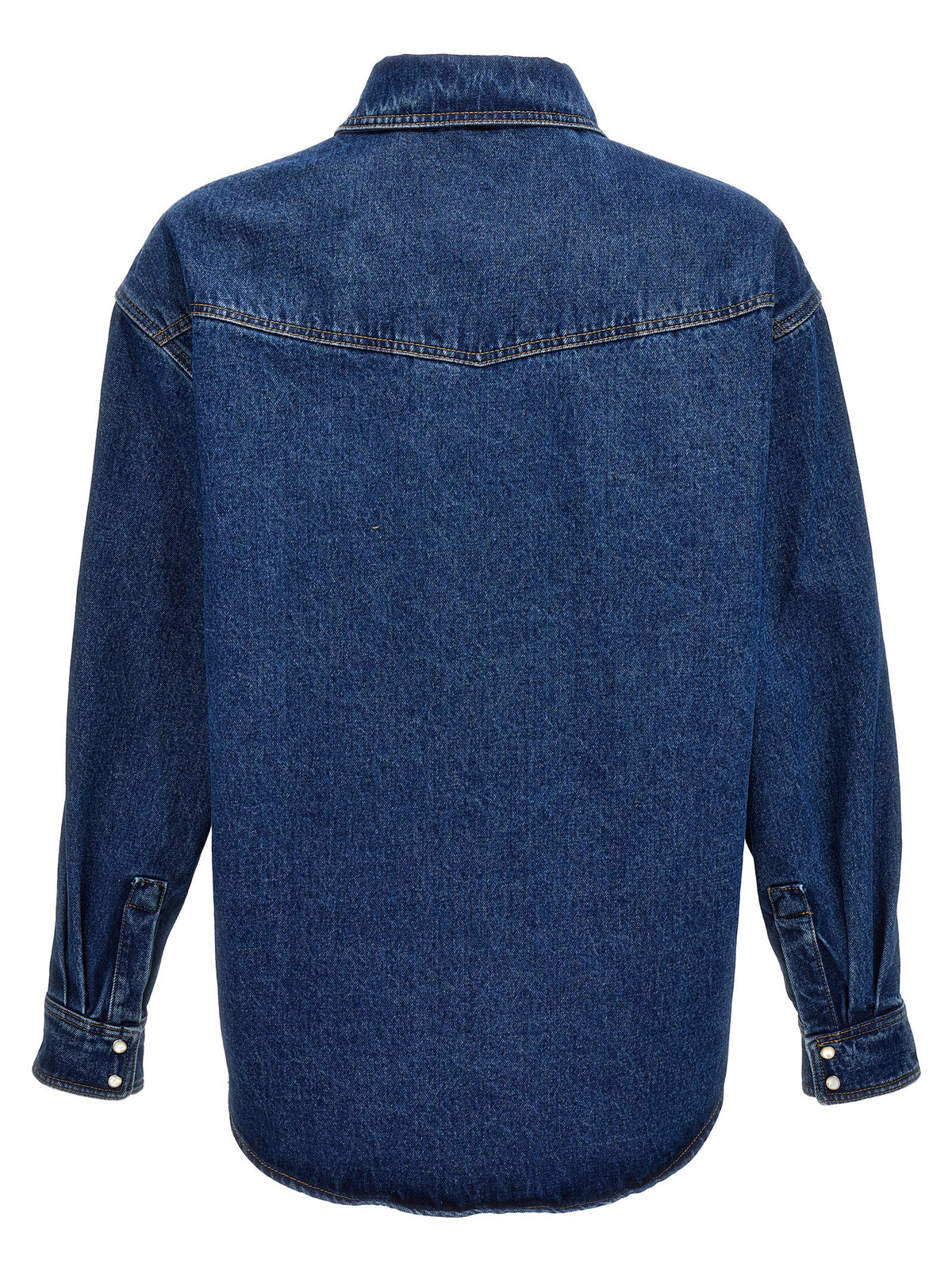 Palm Angels Blaue Polyester-Jeansjacke
