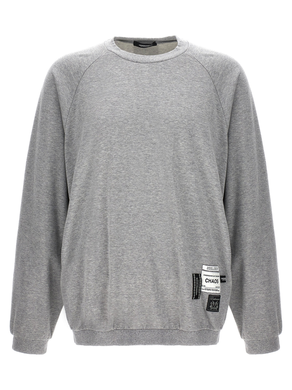 Sweat-shirt en coton gris Undercover