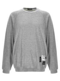 Sweat-shirt en coton gris Undercover