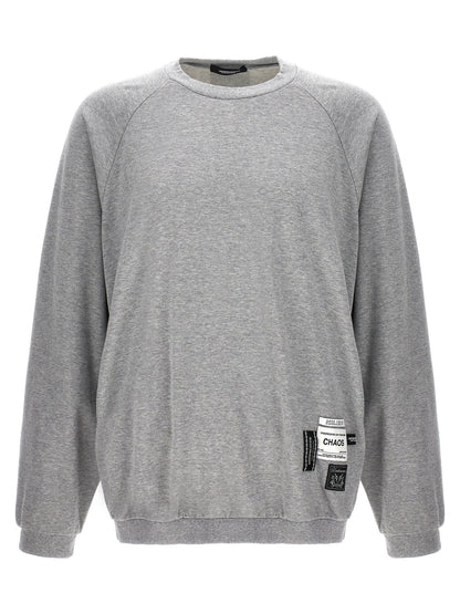 Sweat-shirt en coton gris Undercover