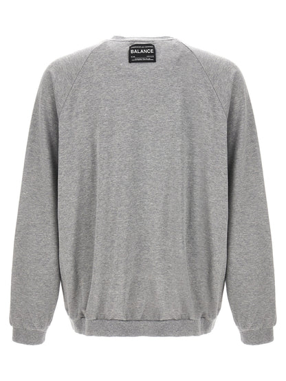 Sweat-shirt en coton gris Undercover