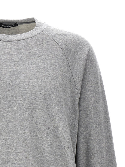 Sweat-shirt en coton gris Undercover