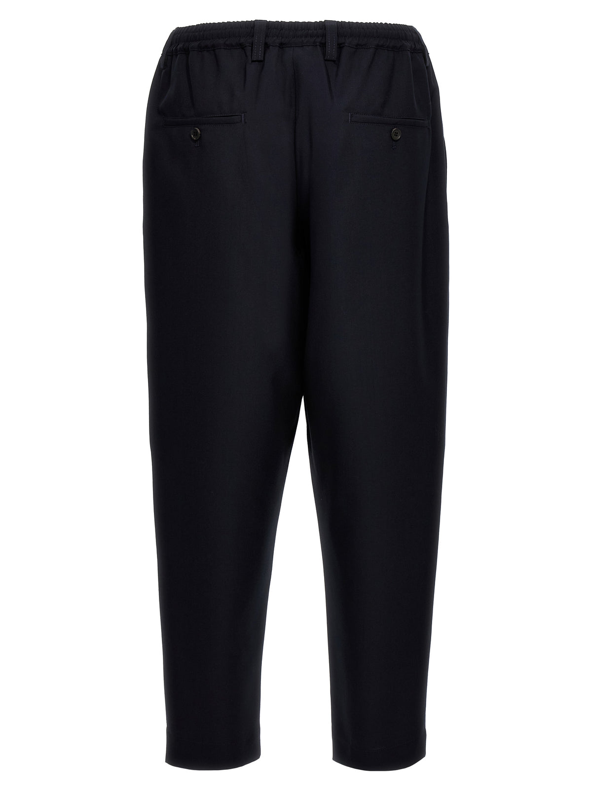 Marni Verkorte Broek van Blauwe Scheerwol