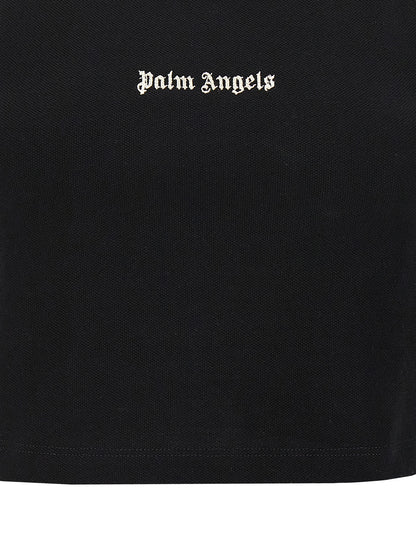 Reggiseno sportivo bicolore in cotone Palm Angels