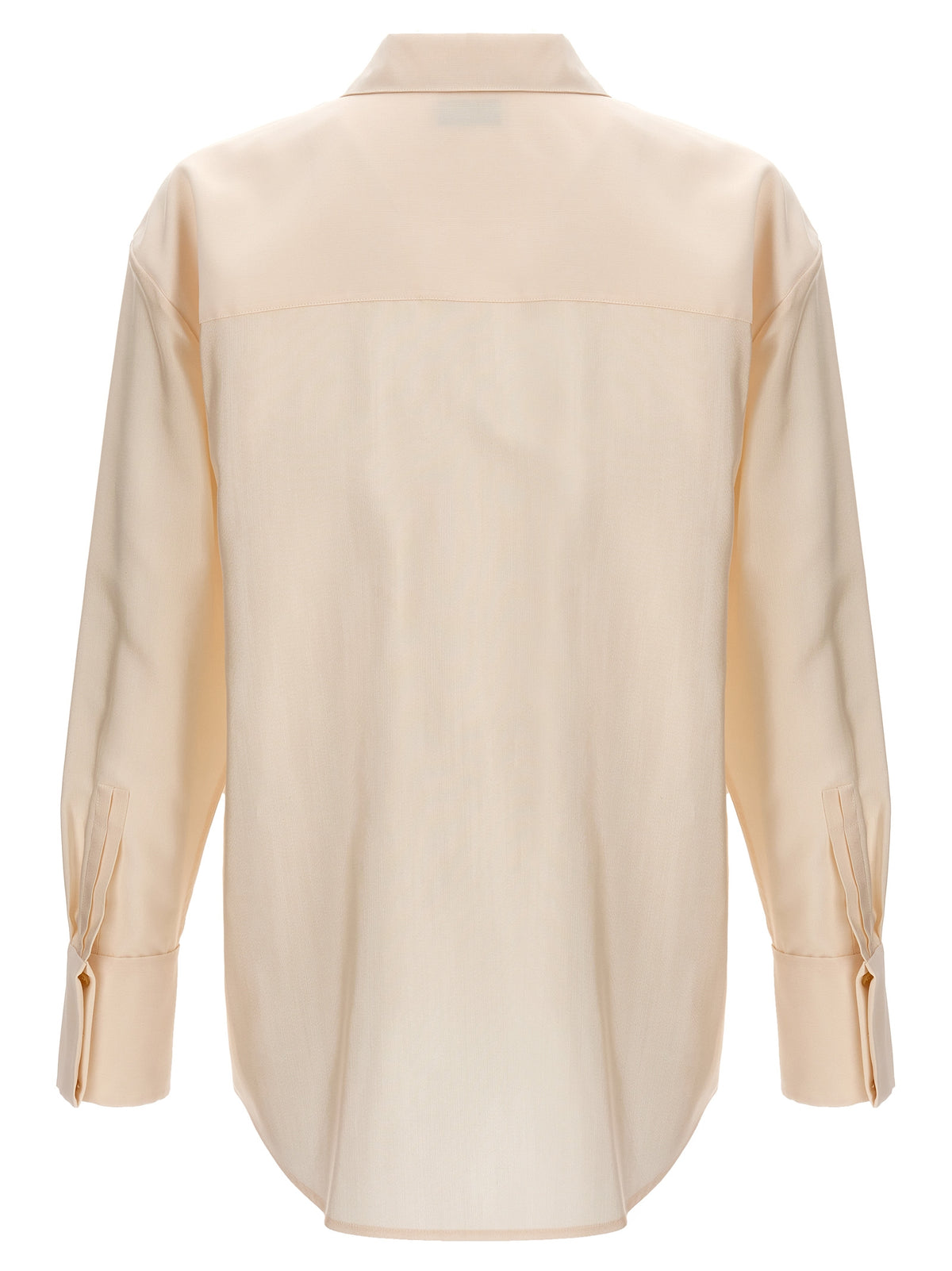 Camicia in acetato beige Saint Laurent