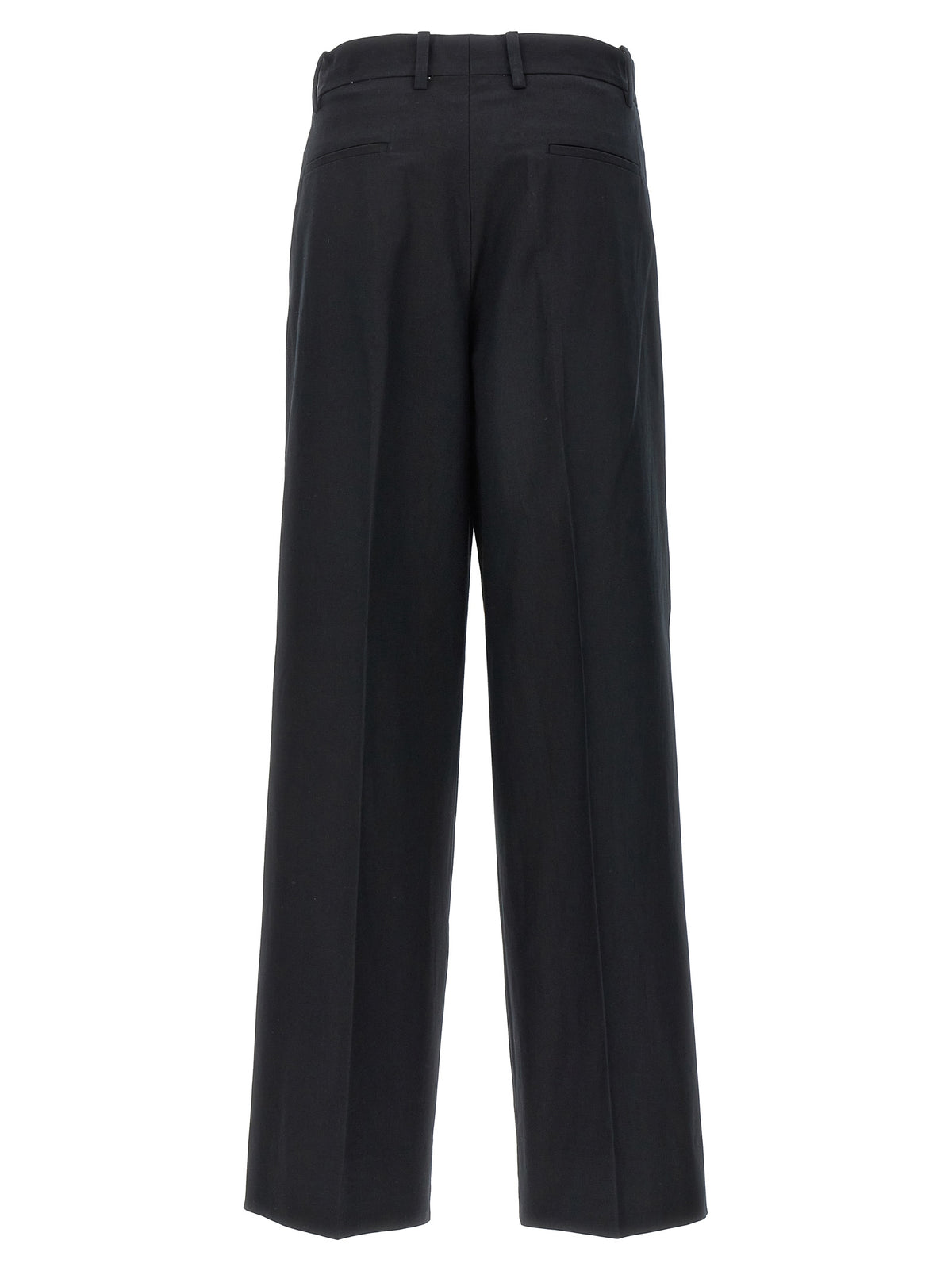 Pantaloni casual neri in cotone Armarium