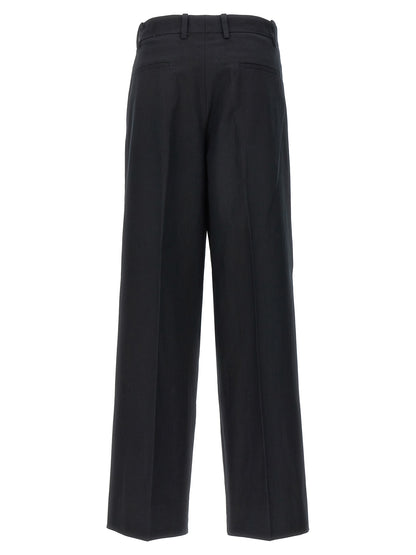 Pantaloni casual neri in cotone Armarium