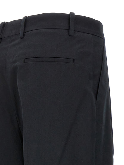 Pantaloni casual neri in cotone Armarium