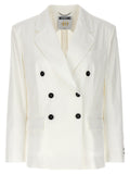 Moschino Baumwoll-Blazer in Weiß