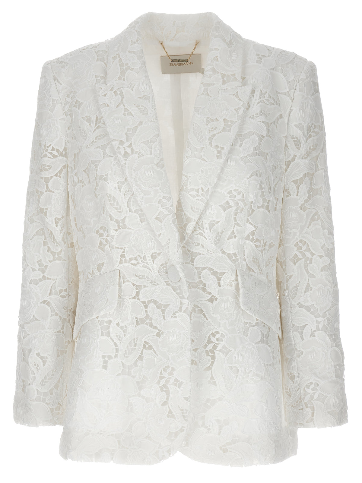 Blazer Zimmermann in poliestere bianco