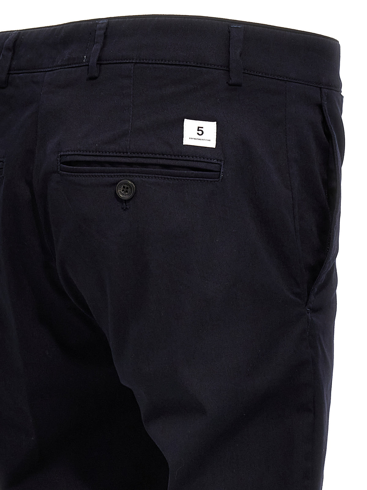 Department 5 Blue Cotton Casual Pants