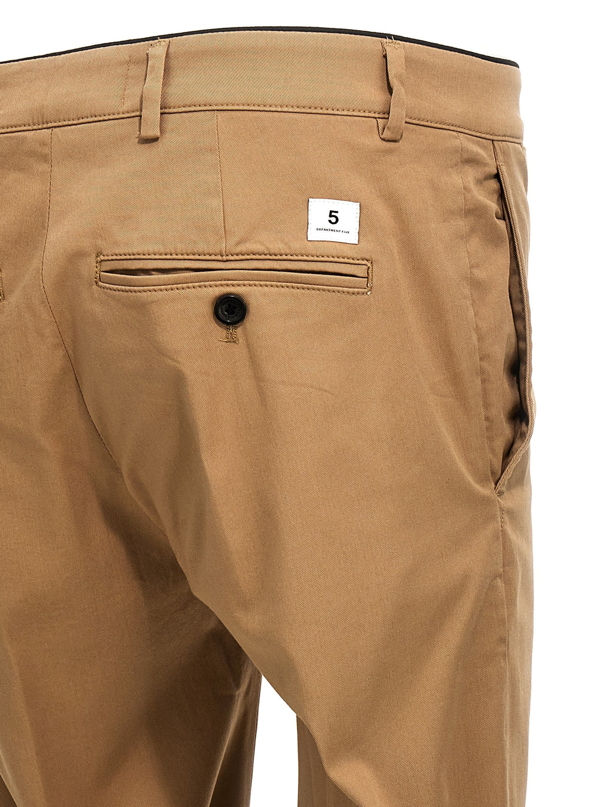 Pantalón informal de algodón beige de Department 5