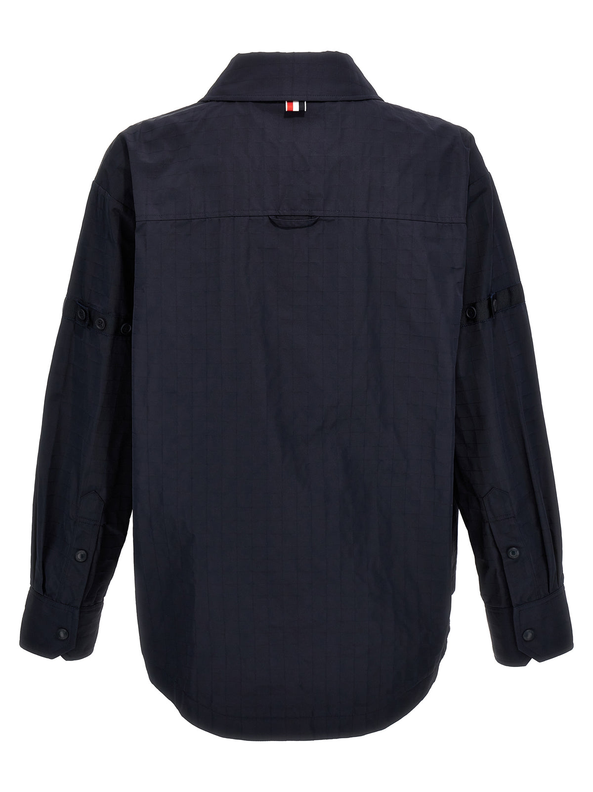 Camicetta in poliammide blu Thom Browne