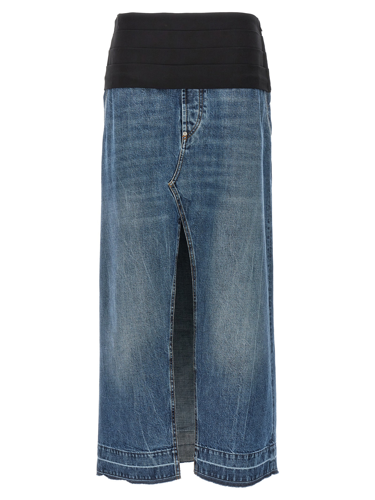 Minigonna in cotone blu Stella McCartney