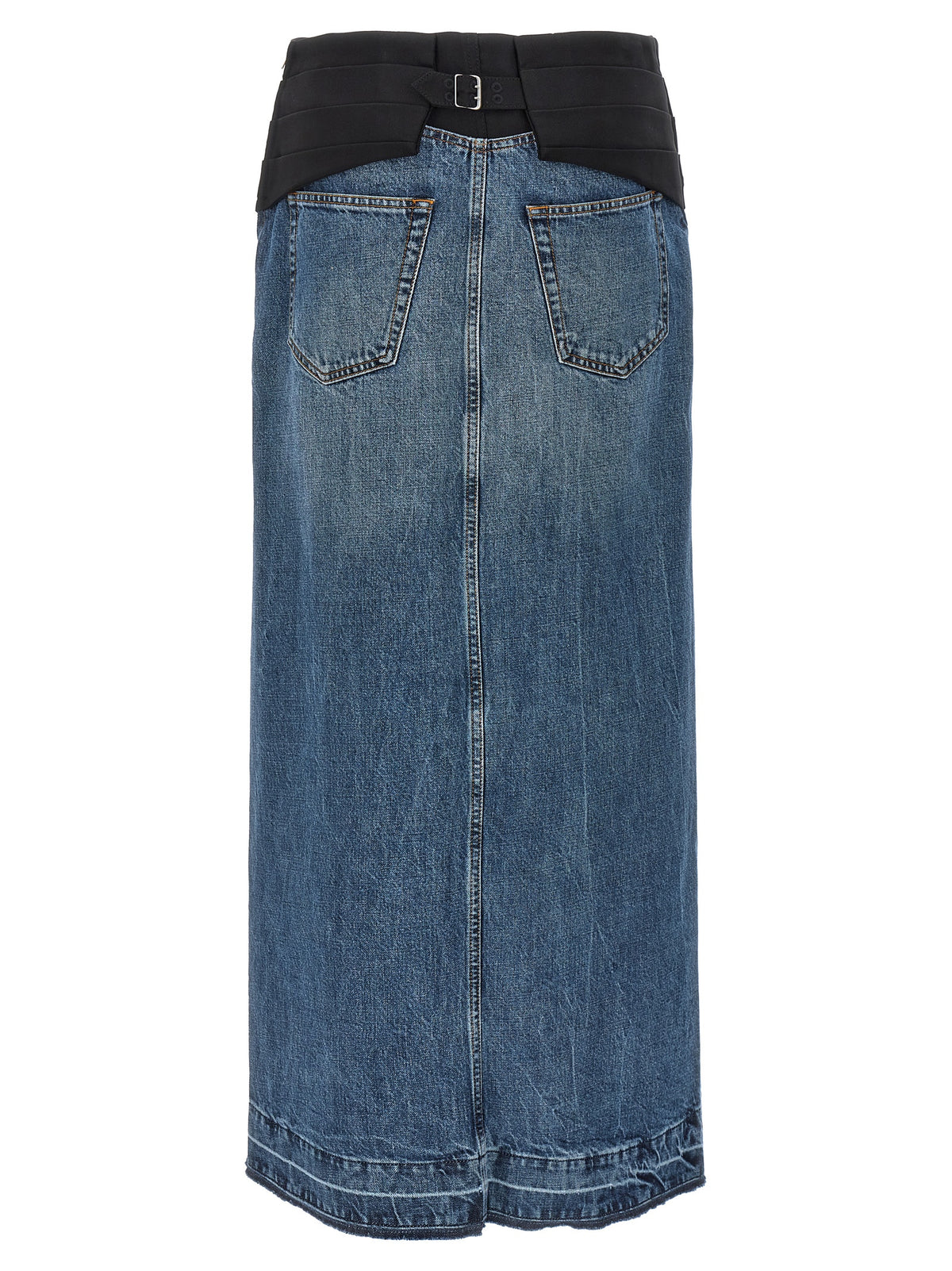 Minigonna in cotone blu Stella McCartney