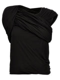 Camisetas sin mangas de algodón negro Rick Owens