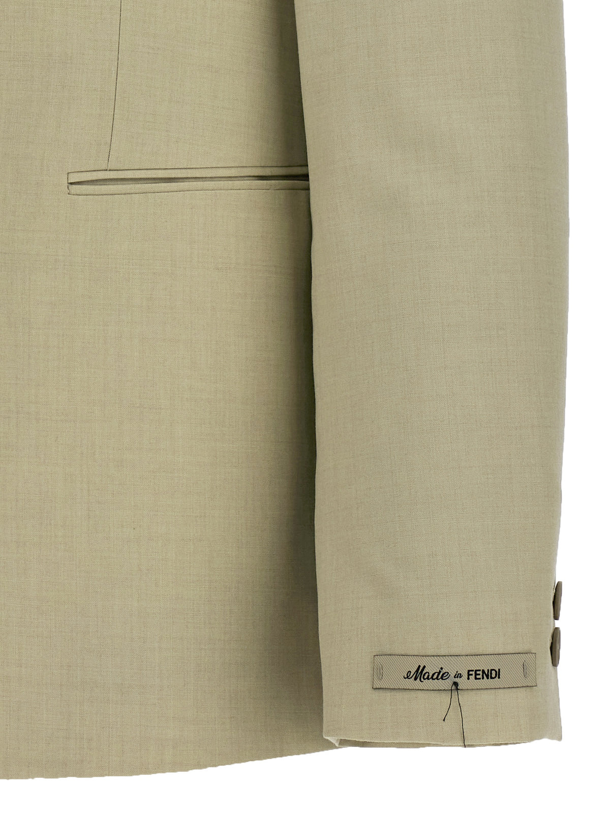Blazer Fendi de lana virgen beige