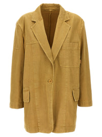 Max Mara Beige Cotton Blazer