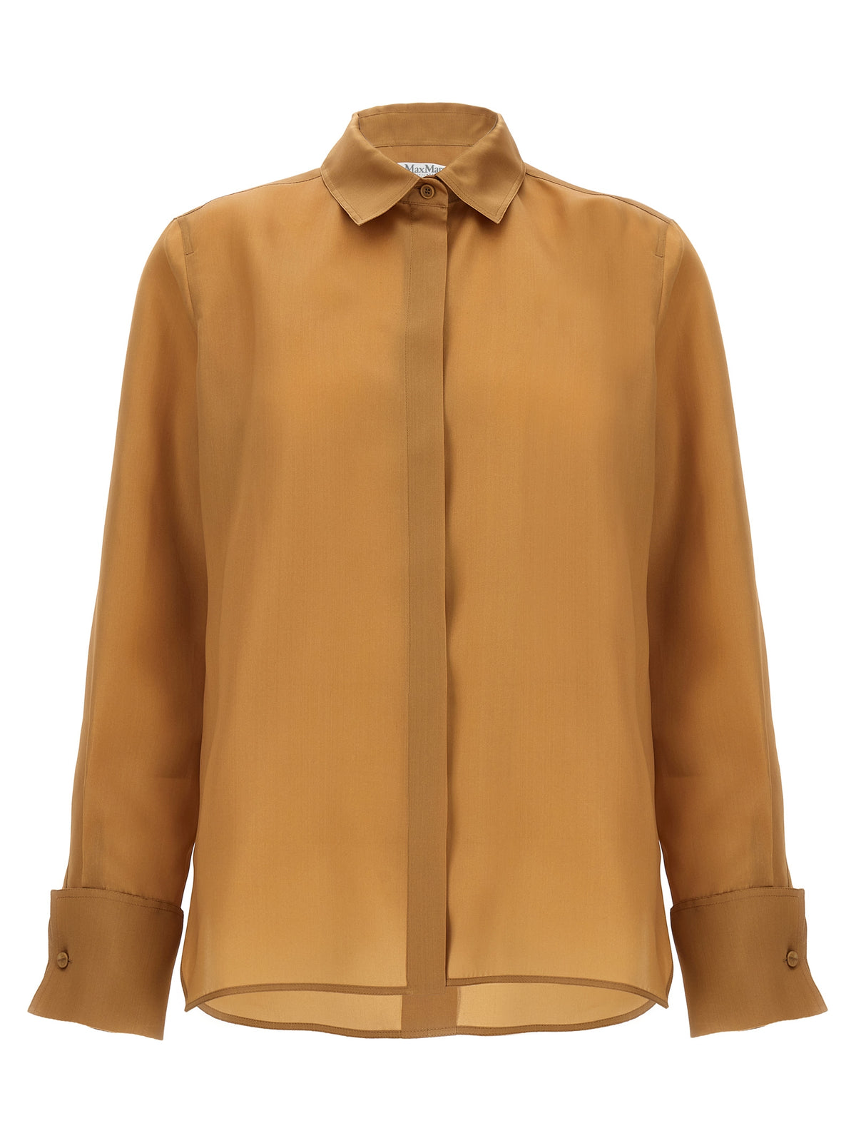 Chemisier en soie beige Max Mara