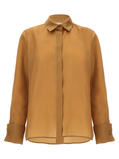 Chemisier en soie beige Max Mara