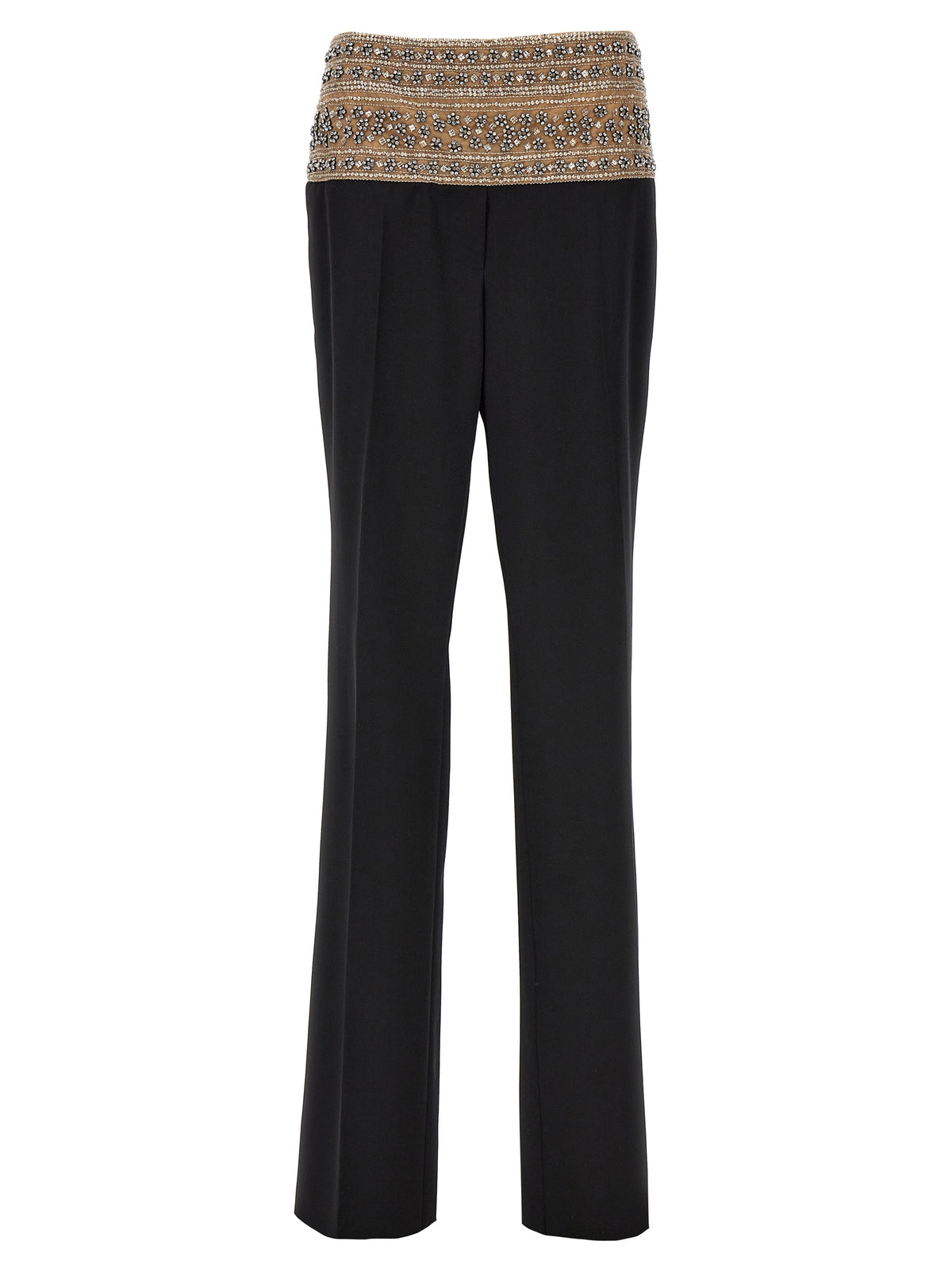 Pantalon de costume Stella McCartney en laine noire