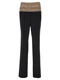 Pantalon de costume Stella McCartney en laine noire