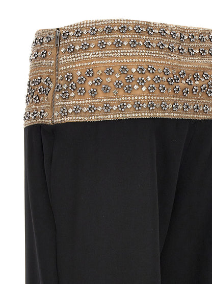 Pantalon de costume Stella McCartney en laine noire