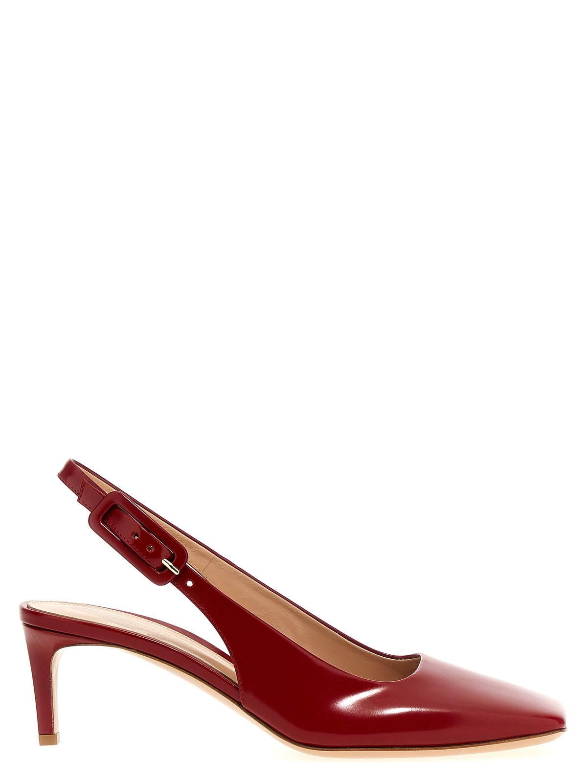 Décolleté con tacco medio in pelle di capra multicolor Gianvito Rossi