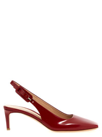 Décolleté con tacco medio in pelle di capra multicolor Gianvito Rossi