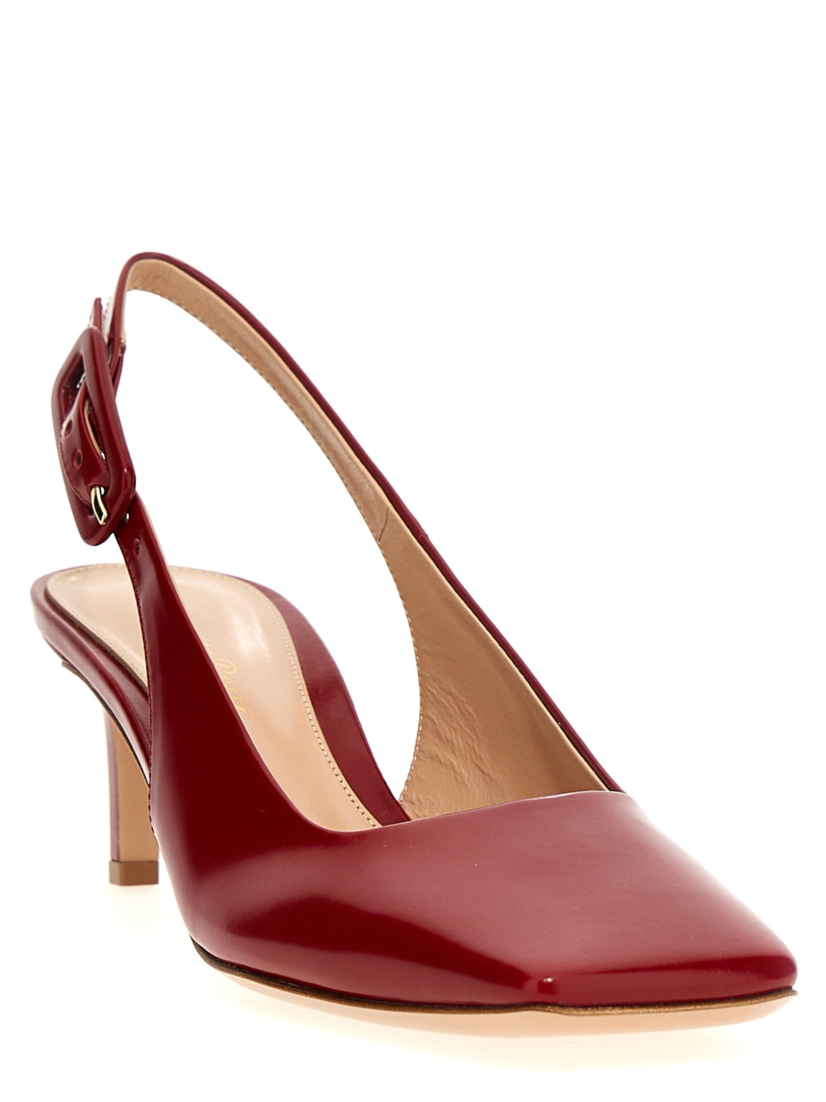 Décolleté con tacco medio in pelle di capra multicolor Gianvito Rossi