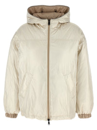 Brunello Cucinelli Beige Polyester Full-Length Jacket