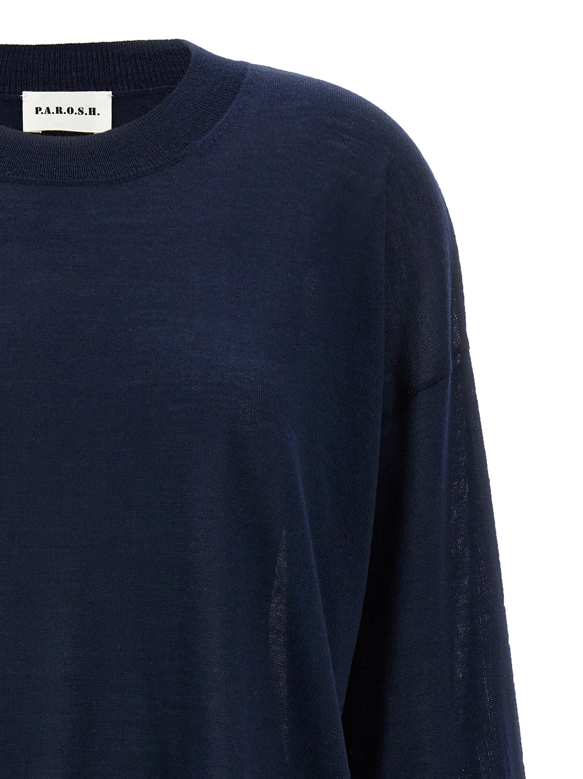 P.A.R.O.S.H. Blauwe wollen cardigan