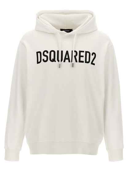 Felpa Bicolore in Cotone Dsquared²