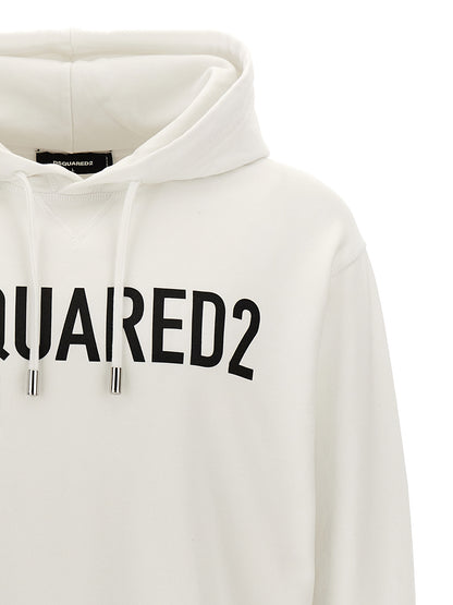 Felpa Bicolore in Cotone Dsquared²