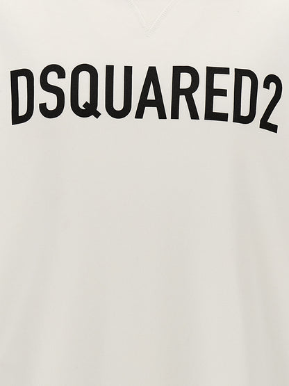 Felpa Bicolore in Cotone Dsquared²