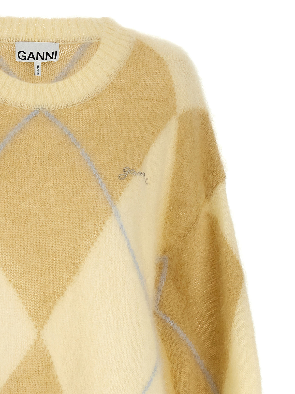 Ganni Tweekleurig Wollen Vest