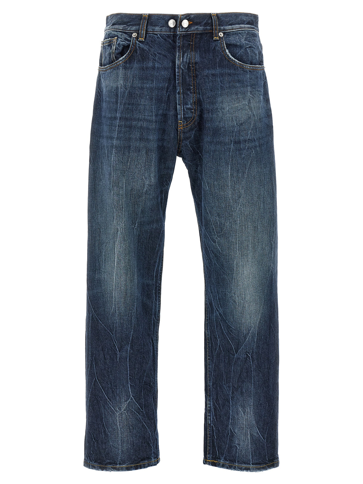 Jeans in denim di cotone blu Department 5