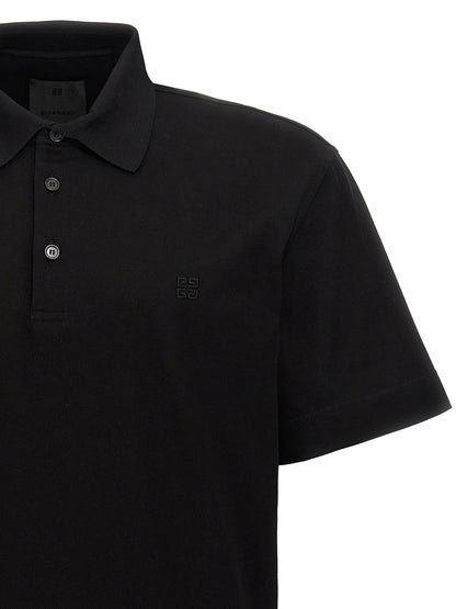 Polo Givenchy in cotone nero