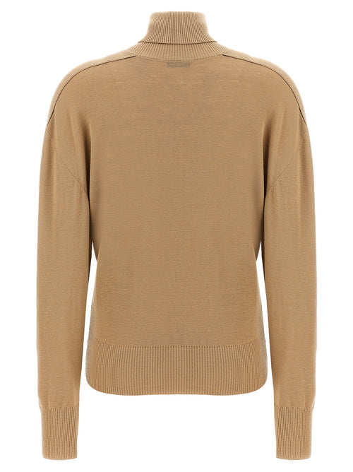 Burberry beige kofta i ull