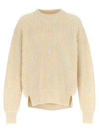 Jil Sander White Wool Cardigan