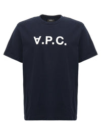 A.P.C. Blue Cotton T-Shirt