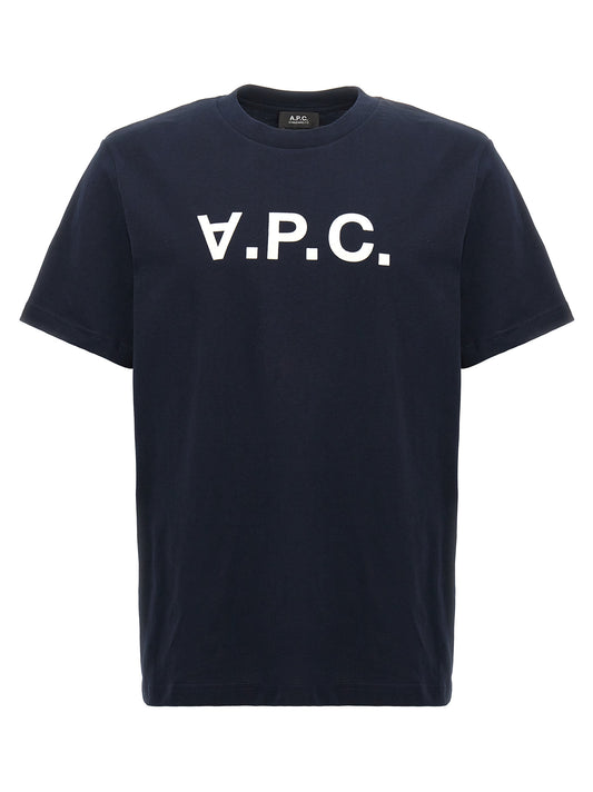 T-shirt en coton bleu A.P.C.