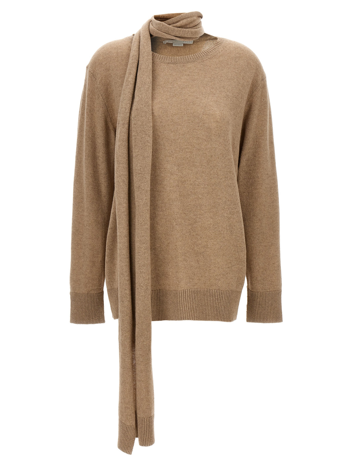 Stella McCartney beige kofta i kashmir